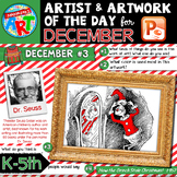 Art of the Day for K-5- DECEMBER