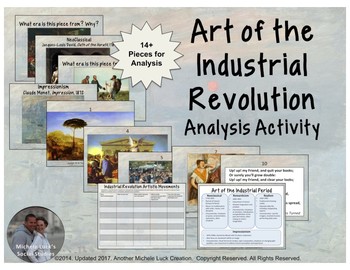 Preview of Art of the Industrial Revolution Period Analysis Activity