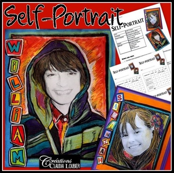 Preview of Self-Portrait : Art Lesson Plan