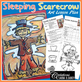 Autumn Art Project: Sleeping Scarecrow