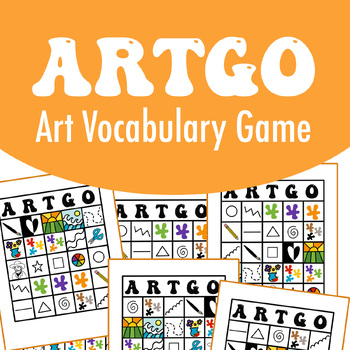 Preview of "ArtGo" Art Bingo Game for Elementary and Primary Grades