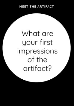 Preview of Artefacts Question Posters
