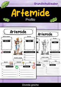 Preview of Artemide profilo - Divinità greche (Italiano)