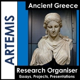 Artemis - Ancient Greece - Research Worksheet - Research T