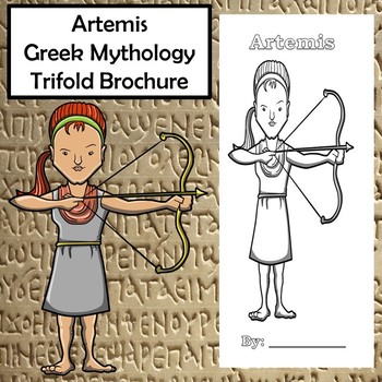 greek goddesses artemis drawing