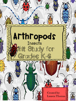 Preview of Arthropod Insect Unit Study