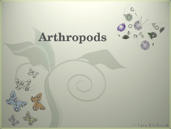 Preview of Arthropods PowerPoint Presentation Lesson Plan