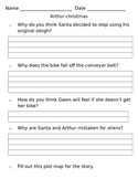 Arthur Christmas Movie Questions