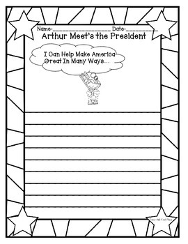 Arthur meets the president activities