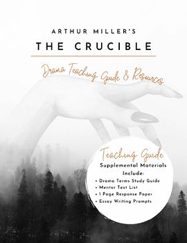 Preview of Arthur Miller's The Crucible: Vocab, Texts, & Essay Prompt Supplementals