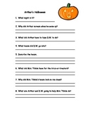 Arthur's Halloween Comprehension Worksheet