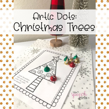 Preview of Artic Dots: Christmas Trees