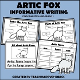 Arctic Foxes Writing Activity with Informative Prompt & Gr