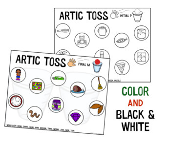 Artic Toss Toy Companion for Pom Moms & Paper Cups (Articulation