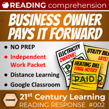 Preview of Article 002: Business Owner Pays it Forward! Distance Learning Google Classroom