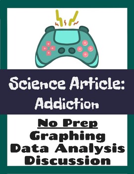 Preview of Article: Addiction, Sleep, Video Games, and Social Media | Sub Plan | No Prep