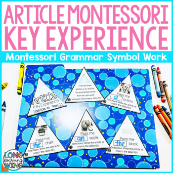 Preview of Article Key Experience Coloring and Cutting Montessori Grammar Symbol Extension