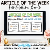 Article of the Week Back to School Facilitation Guide