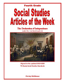 Preview of Article of the Week Declaration of Independence