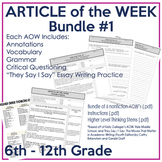 Article of the Week - Bundle of 6 AOW's with a variety of 