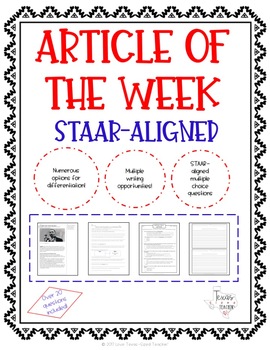 Preview of Article of the Week - Dr. Martin Luther King Jr. (STAAR-Aligned)
