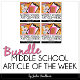 Article of the Week Middle School BUNDLE, Volumes 1-4, Pri