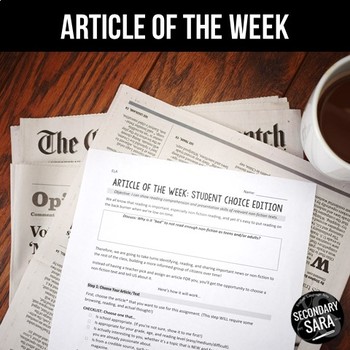 Preview of Article of the Week: Student-Led, CHOICE Non-Fiction Edition
