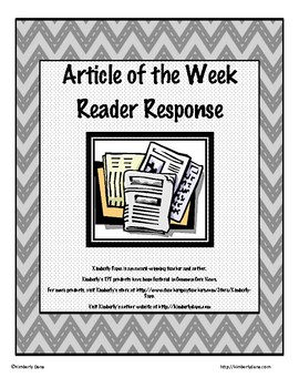 Preview of Article of the Week Reader Response Packet