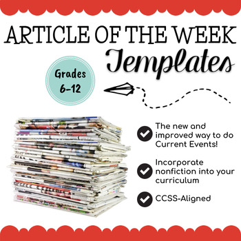 Preview of Article of the Week Templates