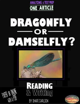 Preview of Articles - 1: Dragonfly or Damselfly? - RL: Grade 4