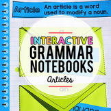 Articles Interactive Notebook