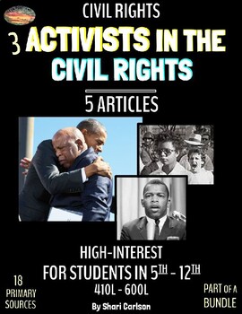 Preview of Articles - 5: CIVIL RIGHTS TEXTS - JOHN LEWIS, LITTLE ROCK NINE & MARY FIELDS