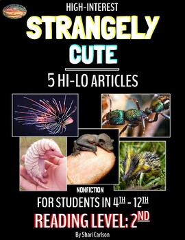 Preview of Articles - 5: Hi-Lo Texts STRANGELY CUTE - RL: Grade 2