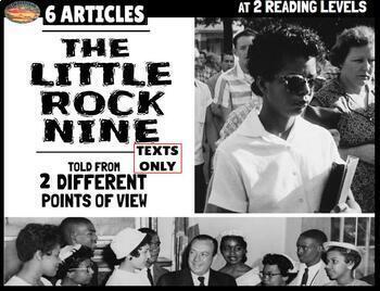 Preview of Articles - 6: Hi-Lo Texts - THE LITTLE ROCK NINE - For Struggling Readers Bundle