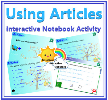 Preview of Interactive Articles Activity for IWB