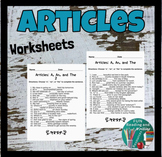 Articles Worksheets ELA Test  Prep Printable and Digital E