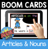 Articles and Nouns - Parts of Speech Boom Card - Determiners