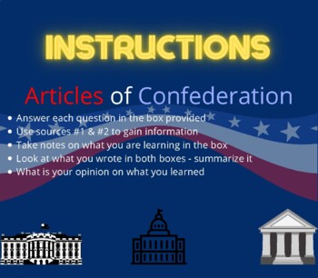 Preview of Articles of Confederation