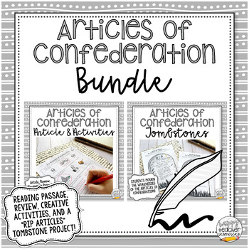 Preview of Articles of Confederation Activity BUNDLE | for Civics & American History