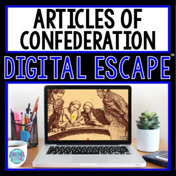 Preview of Articles of Confederation DIGITAL ESCAPE ROOM for Google Drive®