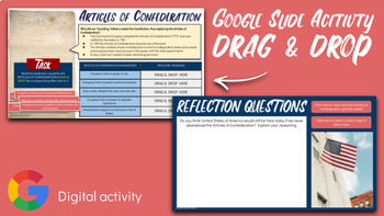 Preview of Articles of Confederation: Drag & Drop Google Slides