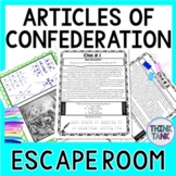 Articles of Confederation ESCAPE ROOM: First Constitution,