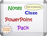 Articles of Confederation PPT, Activity Guide, Notes, and 