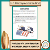 Articles of Confederation Political Cartoon Activity