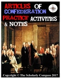 Articles of Confederation Practices Activities & Notes!