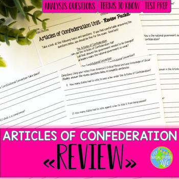 Preview of Articles of Confederation Review