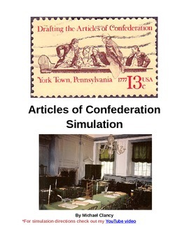 Preview of Articles of Confederation Simulation