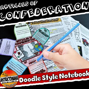 Preview of Articles of Confederation Snapshot Workbook or Notebook & Foldable Activity