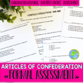 Articles of Confederation Test