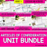 Articles of Confederation UNIT BUNDLE with BONUS Activities